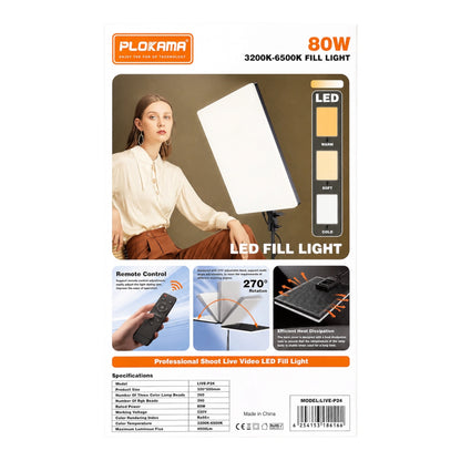 PLOKAMA LIVE-P24 | 80W LED Fill Light