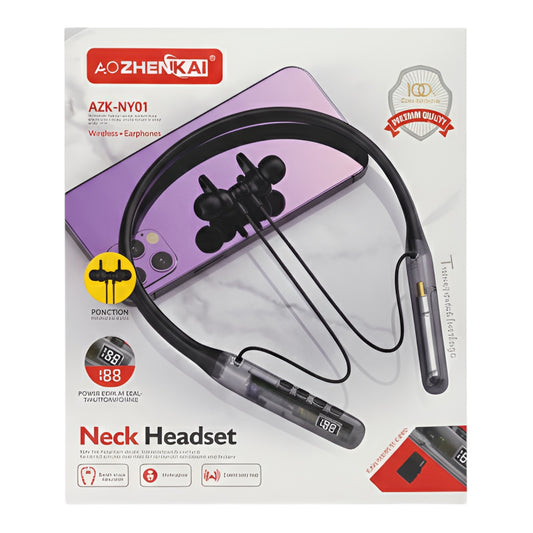 AOZHENKAI AZK-NY01 Wireless Bluetooth Neckband Headset